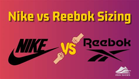 reebok vs nike size